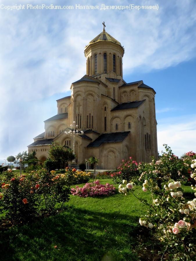 Architecture, Bell Tower, Clock Tower, Tower, Housing, Monastery, Garden