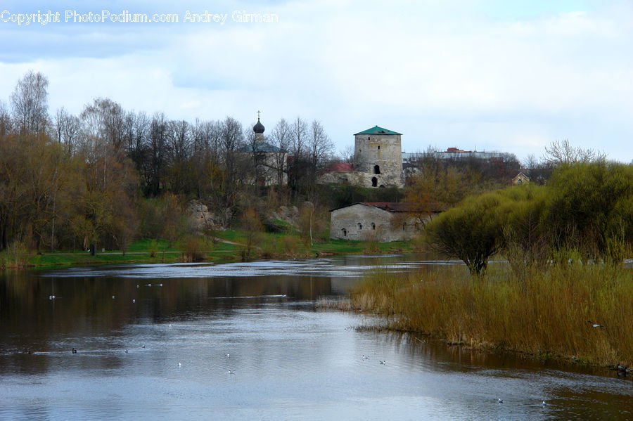 Architecture, Castle, Fort, Bell Tower, Clock Tower, Tower, Creek