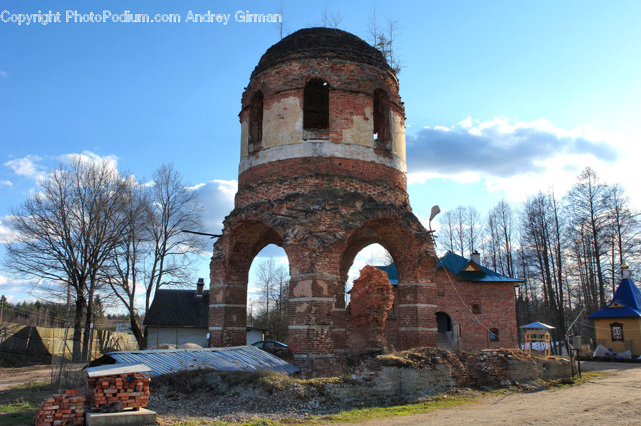 Architecture, Bell Tower, Clock Tower, Tower, Castle, Fort, Lumber