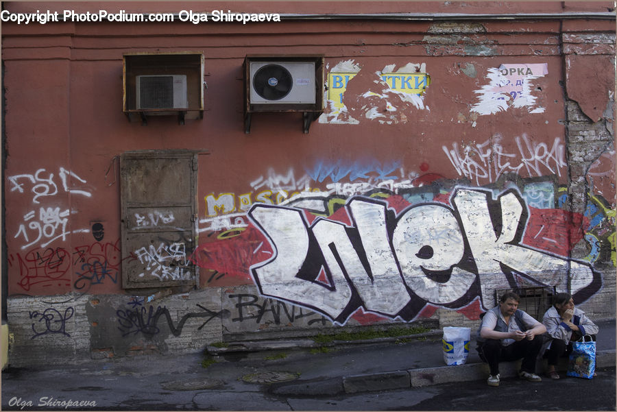 Art, Graffiti, Mural, Wall, Flyer, Poster, Alley