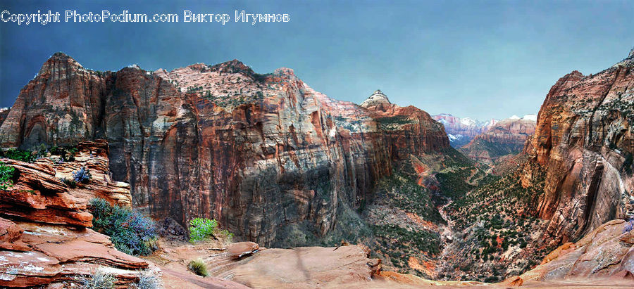 Canyon, Outdoors, Valley, Rock, Mountain, Nature, Plateau