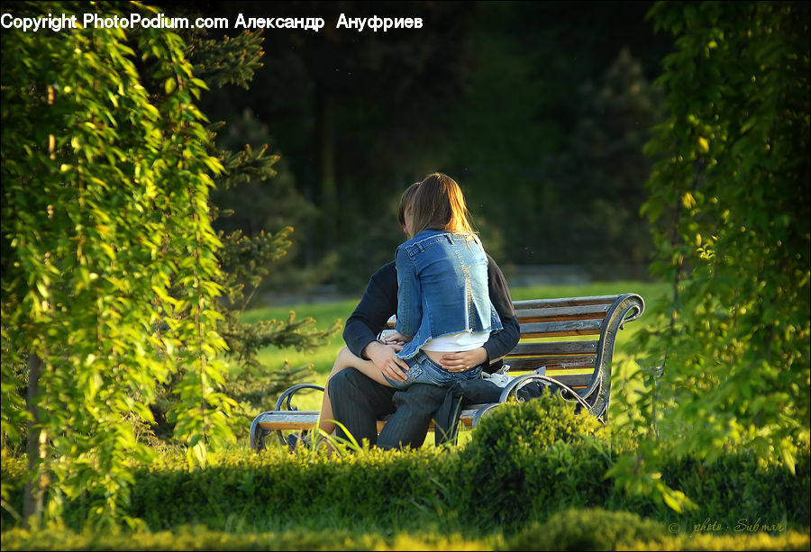 Human, People, Person, Reading, Park Bench, Bench, Clothing