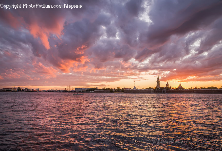 Dawn, Dusk, Red Sky, Sky, Sunrise, Sunset, Outdoors