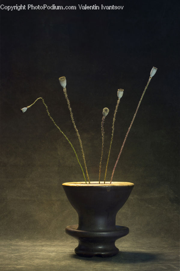 Glass, Goblet, Incense, Cannon, Mortar, Weaponry, Jar