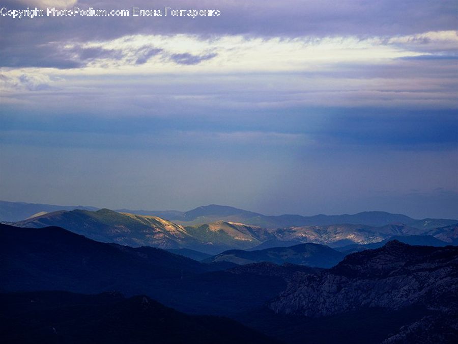 Alps, Crest, Mountain, Peak, Dawn, Dusk, Sky