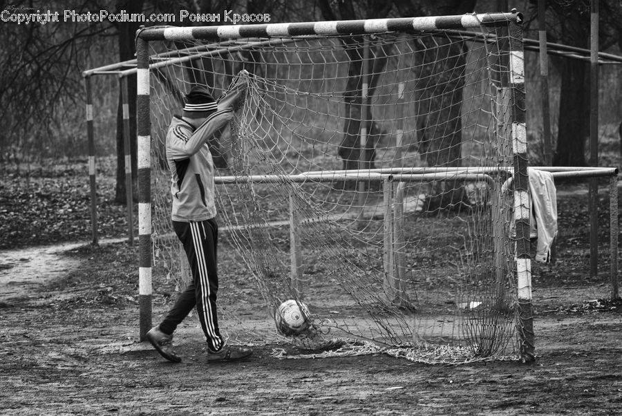 Football, Soccer, Sport, Path, Trail