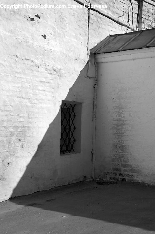 Brick, Fence, Wall, Alley, Alleyway, Road, Street
