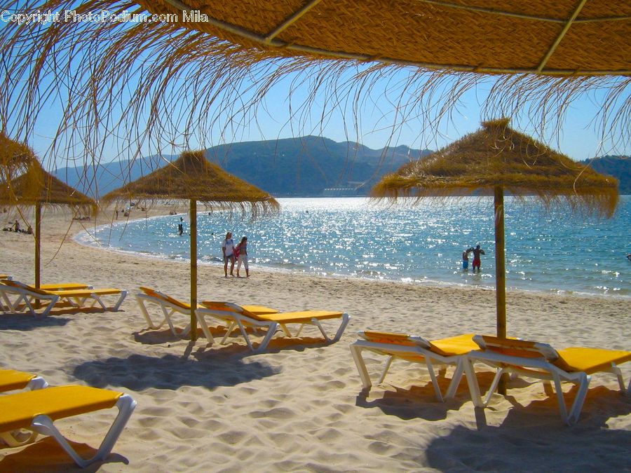 Chair, Furniture, Beach, Coast, Outdoors, Sea, Water