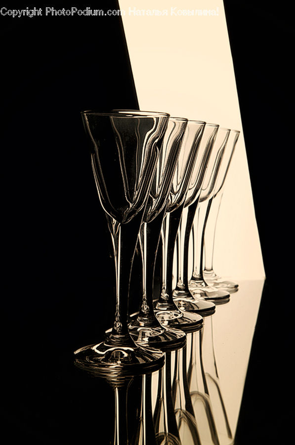 Glass, Chair, Furniture, Goblet, Art, Modern Art, Paper