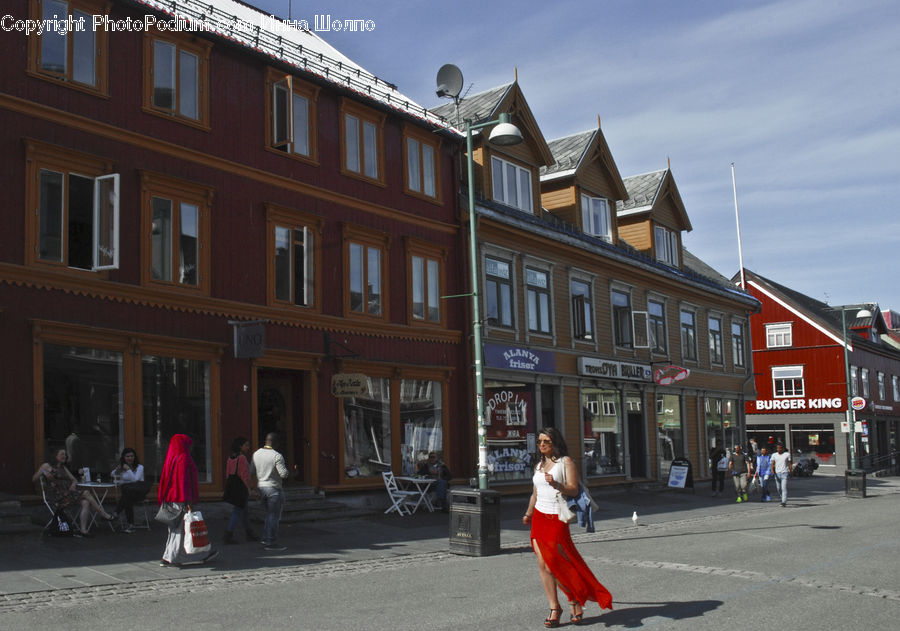 Human, People, Person, Clothing, Skirt, Building, Female