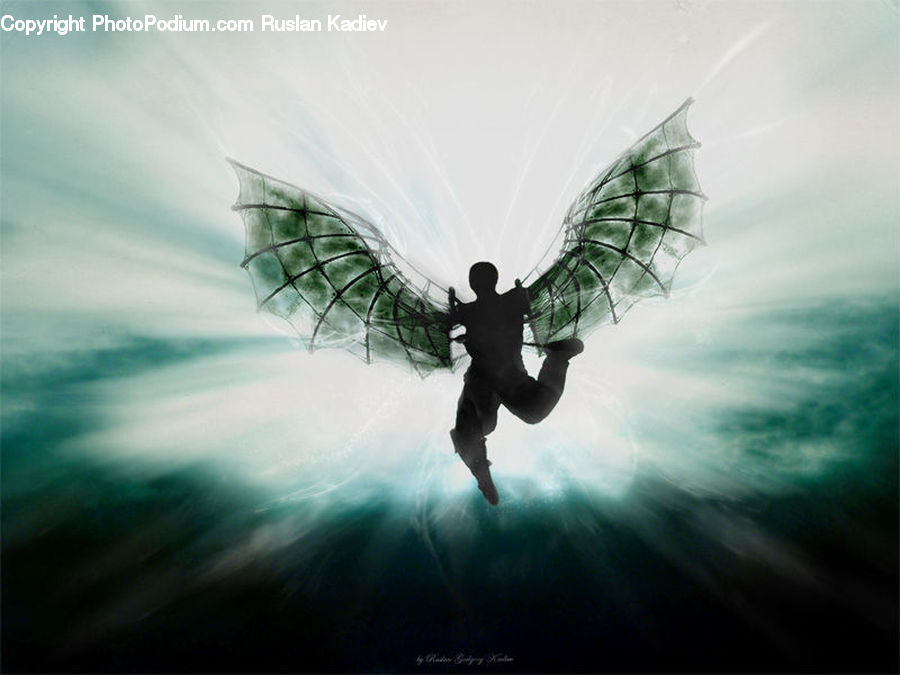 Dance, Dance Pose, Silhouette, Adventure, Flight, Gliding