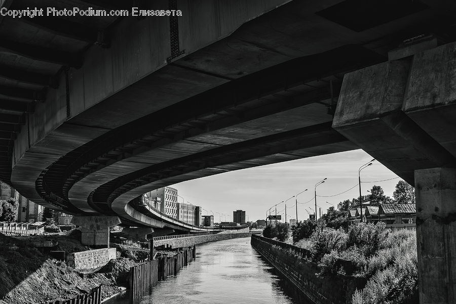 Arch, Bridge, City, Downtown, Urban, Alley, Alleyway
