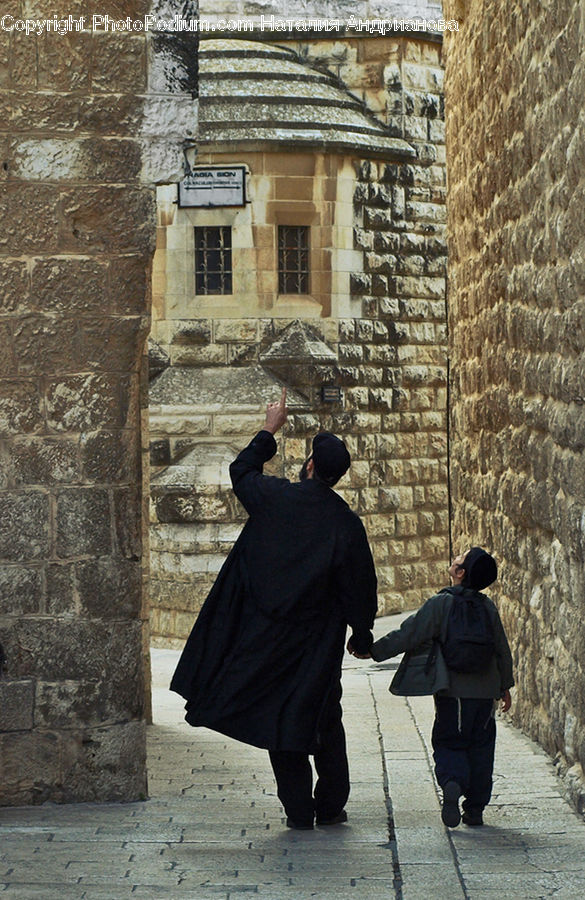 Human, People, Person, Robe, Back, Coat, Overcoat
