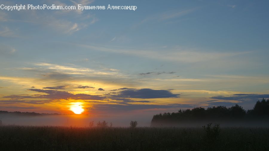Dawn, Dusk, Sky, Sunrise, Sunset, Outdoors, Sun