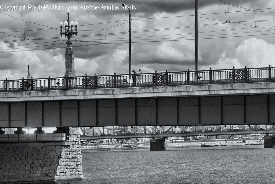 Railing, Dock, Pier, City, Downtown, Urban, Metropolis