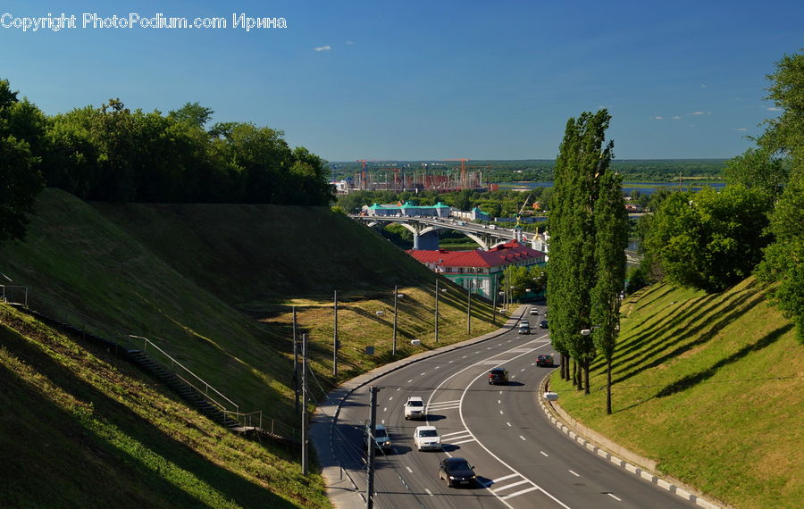 Freeway, Road, Asphalt, Tarmac, Highway, Bridge, Viaduct