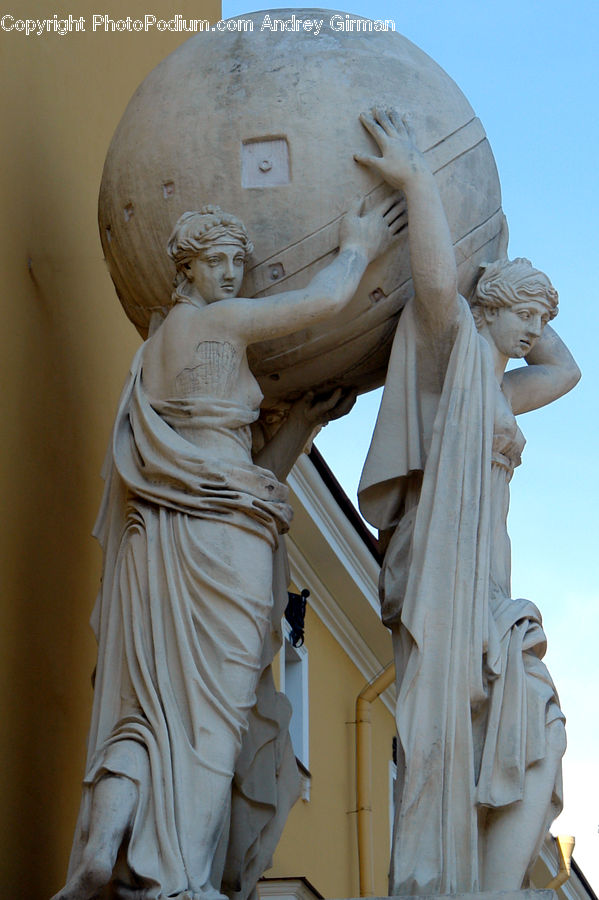 Art, Gargoyle, Statue, Sculpture, Architecture, Column, Parthenon