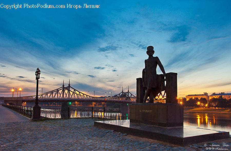 People, Person, Human, Bridge, Art, Sculpture, Statue