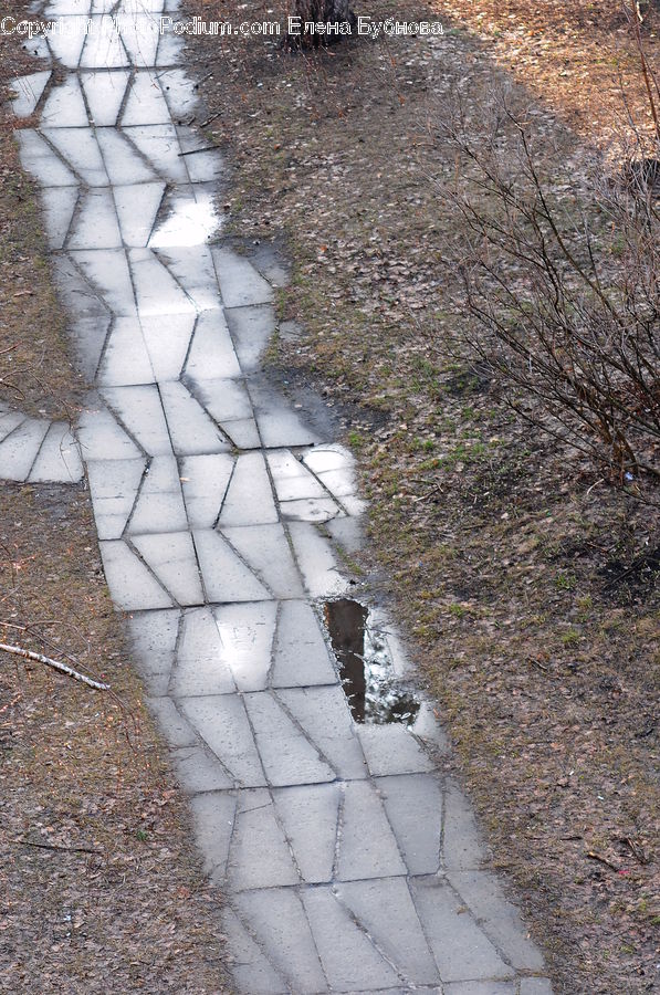 Flagstone, Boardwalk, Path, Pavement, Sidewalk, Walkway, Asphalt