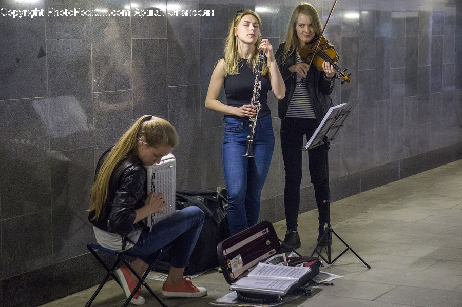 Human, People, Person, Chair, Furniture, Fiddle, Musical Instrument