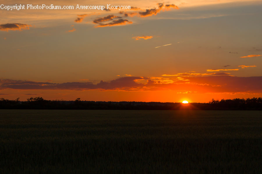 Dawn, Dusk, Red Sky, Sky, Sunrise, Sunset, Outdoors