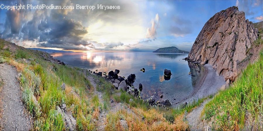 Coast, Cove, Outdoors, Sea, Water, Rock, Cliff