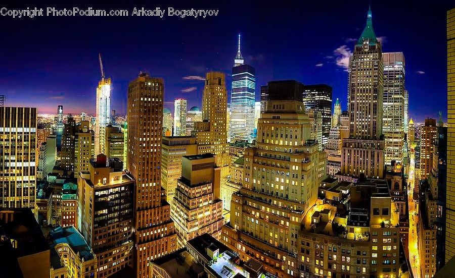 City, Downtown, Metropolis, Urban, Building, High Rise, Architecture