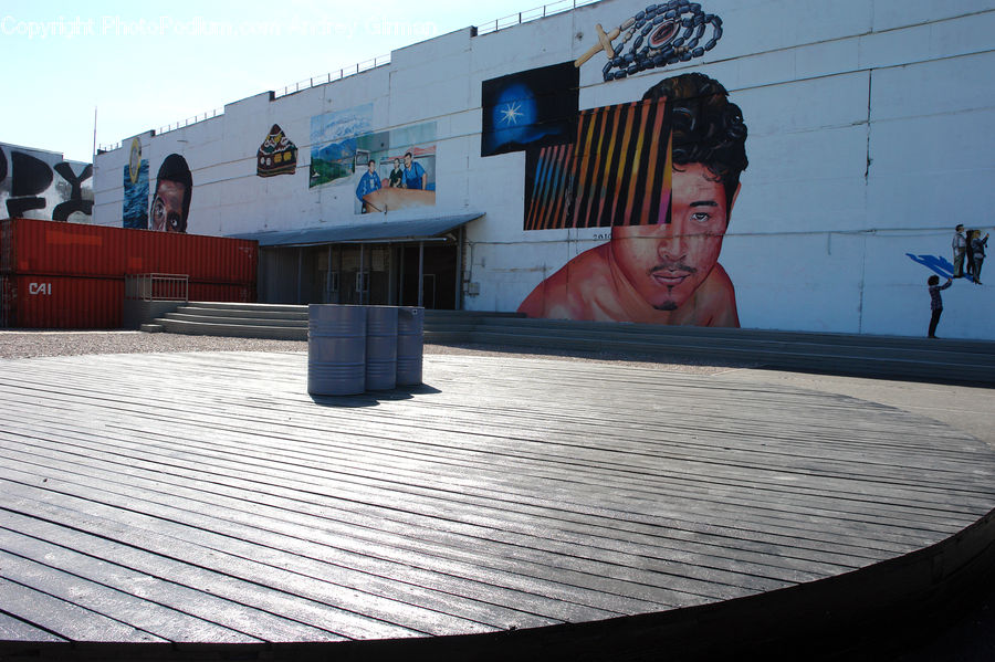 Boardwalk, Deck, Path, Sidewalk, Walkway, Head, Portrait