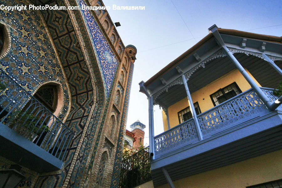 Balcony, Architecture, Bell Tower, Clock Tower, Tower, Brick, Building