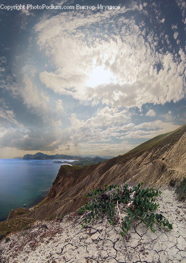 Landslide, Cliff, Outdoors, Soil, Desert, Landscape, Nature