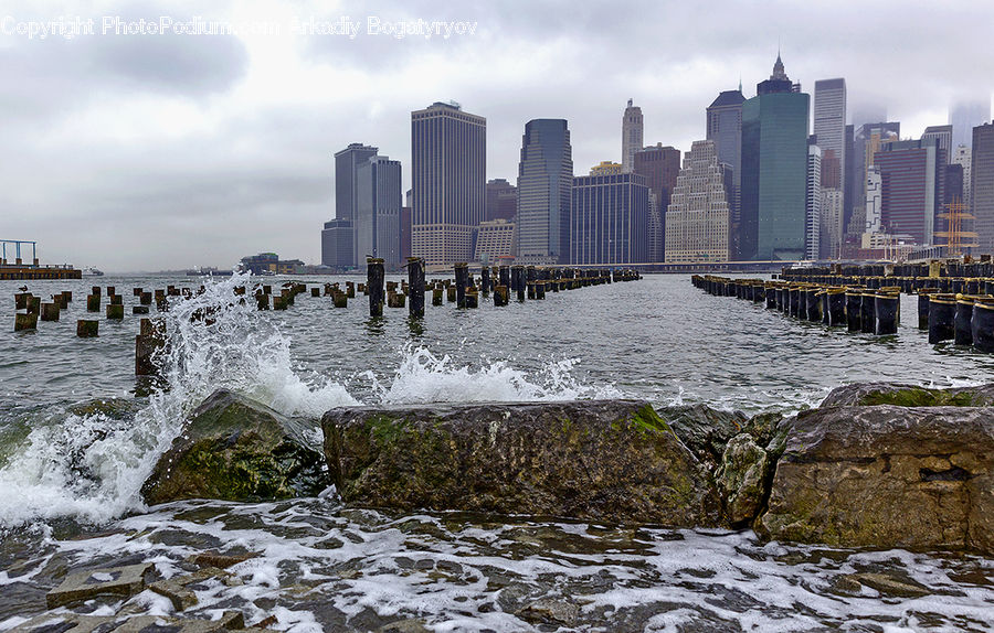 Water, Waterfront, Coast, Outdoors, Sea, City, Downtown