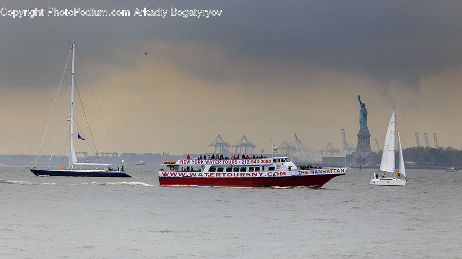 Cruise Ship, Ferry, Freighter, Ship, Tanker, Vessel, Boat