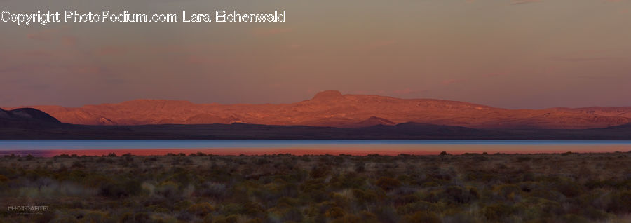 Dawn, Dusk, Red Sky, Sky, Sunrise, Sunset, Desert