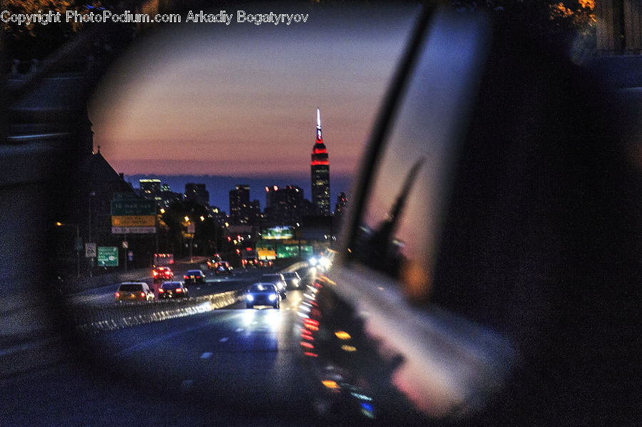 Tunnel, Intersection, Road, City, Downtown, Metropolis, Urban