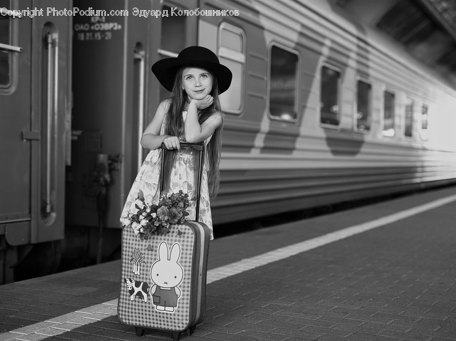 People, Person, Human, Train, Vehicle, Female, Portrait