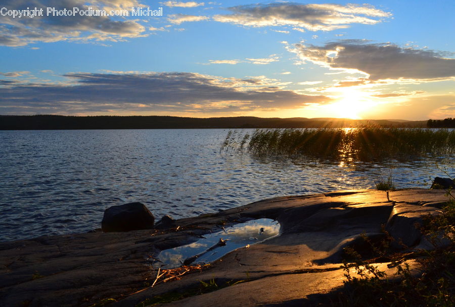 Boat, Canoe, Kayak, Dusk, Outdoors, Sky, Sunlight