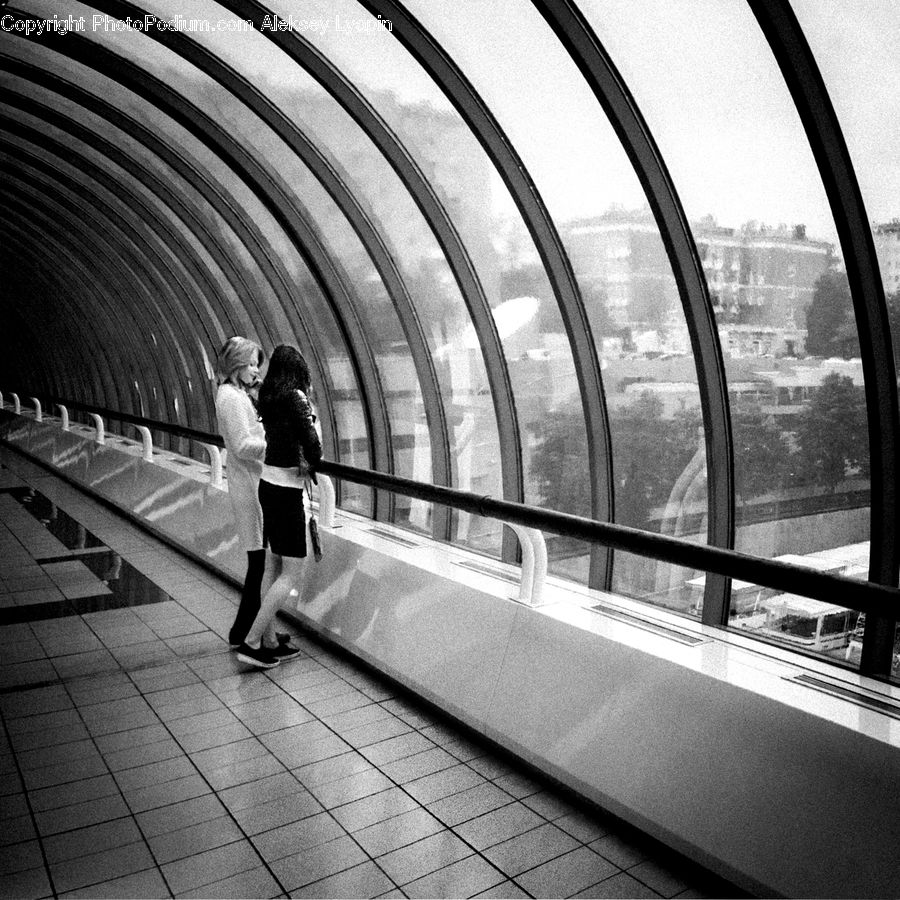 Tunnel, Subway, Train, Train Station, Vehicle, Bench, Leisure Activities