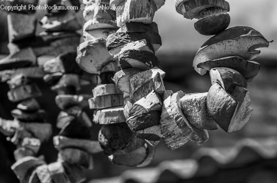 Rock, Figurine, Rust, Plant, Birch, Tree, Wood