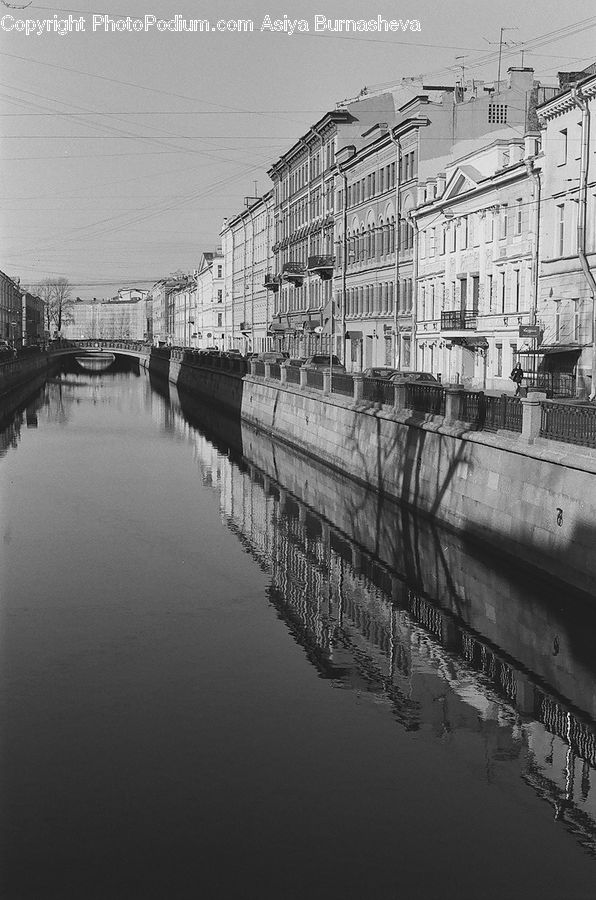Canal, Outdoors, River, Water, City, Downtown, Urban