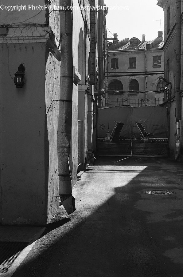 Alley, Alleyway, Road, Street, Town, Brick, City