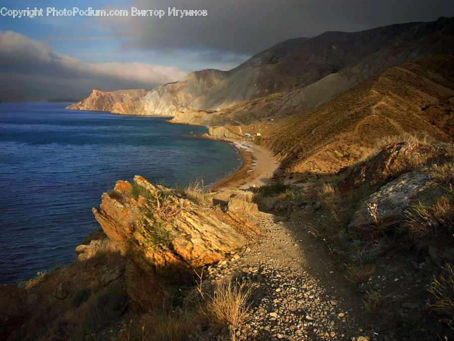 Coast, Outdoors, Sea, Water, Promontory, Ground, Soil