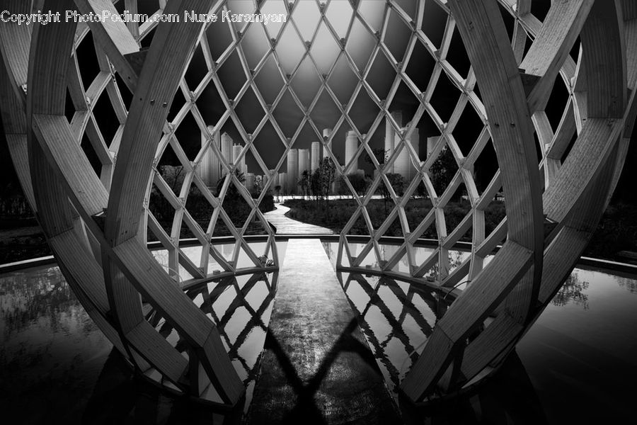 Chair, Furniture, Dock, Landing, Pier, City, Downtown
