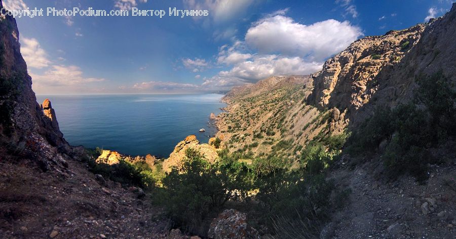 Cliff, Outdoors, Alps, Crest, Mountain, Peak, Sea