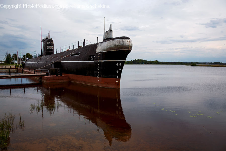 Ferry, Freighter, Ship, Tanker, Vessel, Submarine, Outdoors