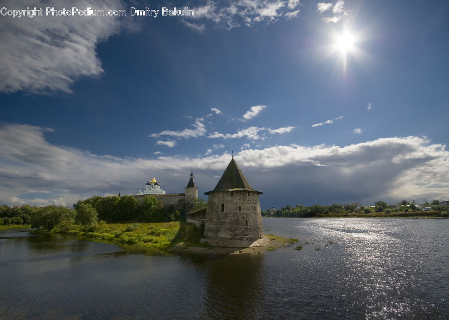 Architecture, Castle, Fort, Ditch, Moat, Church, Worship