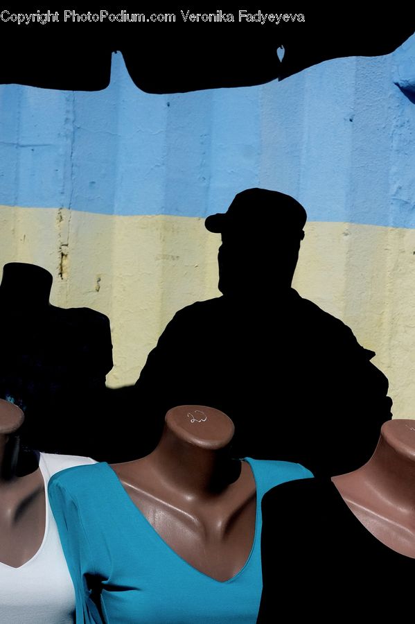 People, Person, Human, Silhouette, Hat, Art, Modern Art