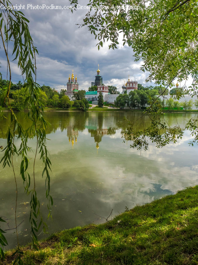 Outdoors, Pond, Water, Architecture, Castle, Fort, Plant