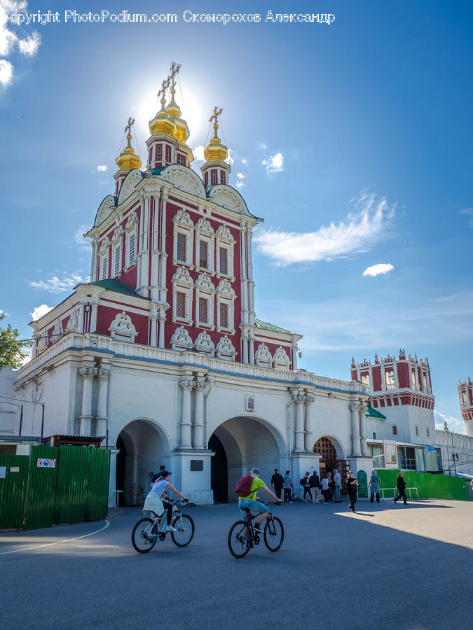 Bicycle, Bike, Cyclist, Vehicle, Architecture, Bell Tower, Clock Tower