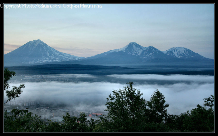 Dawn, Dusk, Sky, Sunrise, Sunset, Arctic, Glacier
