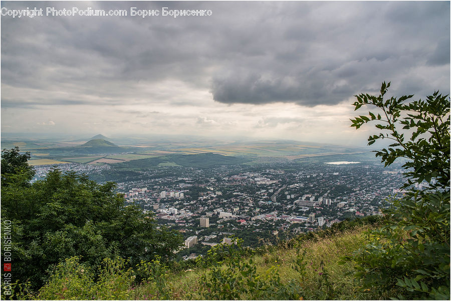 Aerial View, Landscape, Nature, Scenery, City, Downtown, Urban